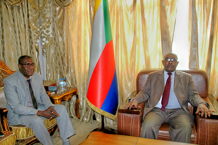 image Youssouf Ali Mliva reçu à Beit-Salam